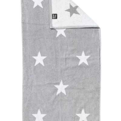 Asciugamano DAILY SHAPES STARS 50x100cm Argento / Bianco Brillante
