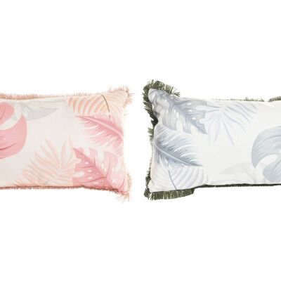 COUSSIN POLYESTER 50X10X30 550 GR, FEUILLES 2 ASSORTIMENTS. TX192921