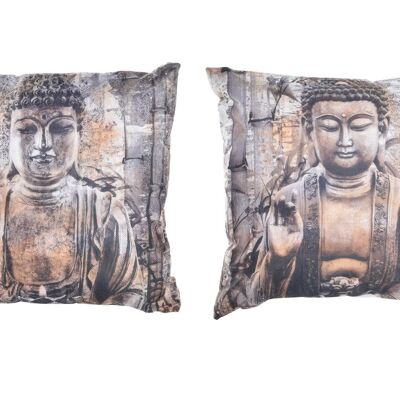 CUSCINO POLIESTERE 45X10X45 450GR, BUDDHA 2 ASSORTIMENTI. TX193777