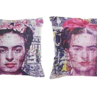 POLYESTERKISSEN 45X10X45 450GR, FRIDA 2 SORTIMENT. TX193780