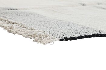 TAPIS COTON 200X290X0,75 1000 G/M2 FRANGES 2 SU TX194807 3