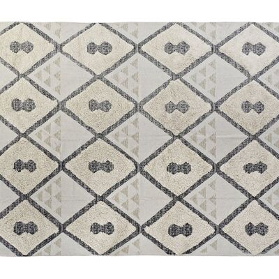 TAPIS COTON 160X230X1 1500 GSM ROMBOS BEIGE TX194818