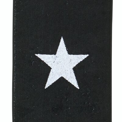DAILY SHAPES 1STAR guest towel 30x50cm Black / Bright White