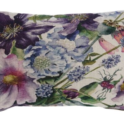 COUSSIN EN COTON 50X10X30 400 GR. FLEURS DE VELOURS TX194855