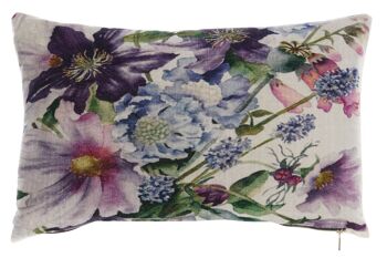 COUSSIN EN COTON 50X10X30 400 GR. FLEURS DE VELOURS TX194855 1