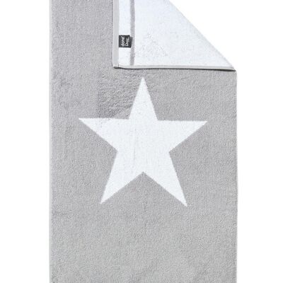 DAILY SHAPES 1STAR towel 50x100cm Silver / Bright White