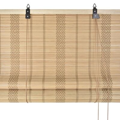 ESTOR BAMBU 60X3X175 IKAT NATURAL MARRON CLARO TX196810