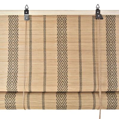 BAMBOO BLIND 60X3X175 NATURAL DARK BROWN TX196813