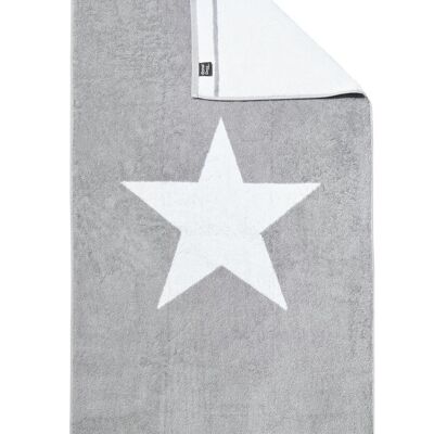 DAILY SHAPES 1STAR shower towel 70x140cm Silver / Bright White