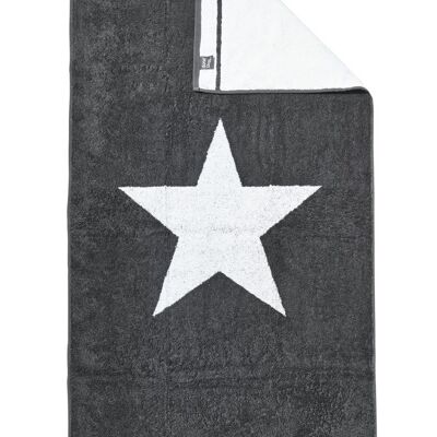 DAILY SHAPES 1STAR bath towel 70x140cm Anthracite/Bright White