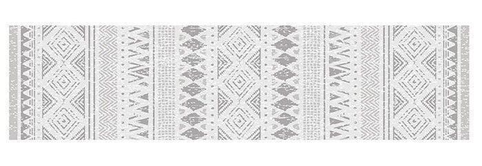 POLYESTER CARPET 60X240X0,4 260 GSM, IKATS GRAY TX197038