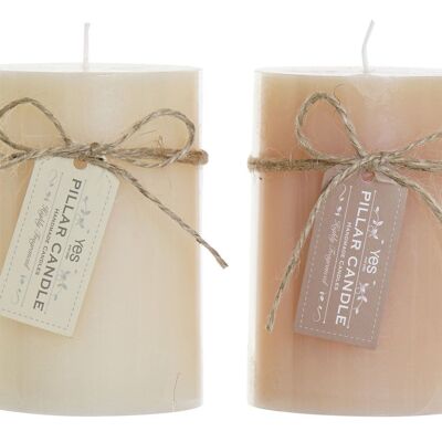 WAX CANDLE 6.5X6.5X10 295 55 HOURS 2 SURT. VE187720