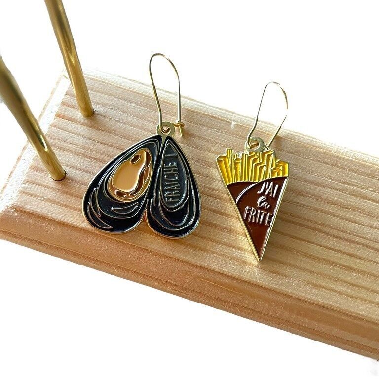 Earrings I have the fresh fries