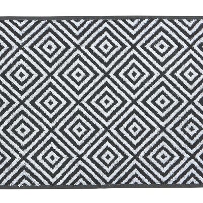 DAILY SHAPES DIAMOND guest towel 30x50cm Anthracite/Bright White
