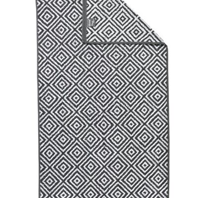 DAILY SHAPES DIAMOND towel 50x100cm Anthracite/Bright White