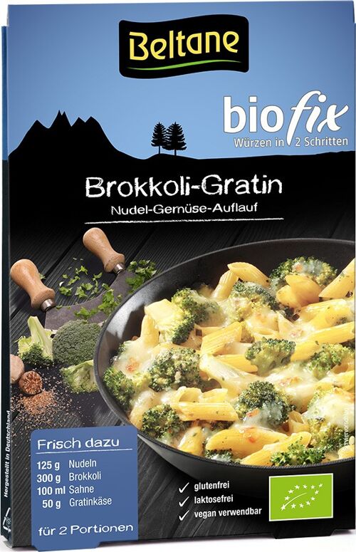 BIO Beltane Biofix Brokkoli-Gratin 10er Tray