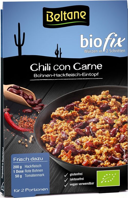 BIO Beltane Biofix Chili con Carne 10er Tray