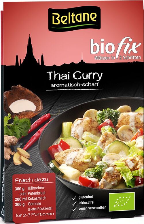 BIO Beltane Biofix Thai Curry 10er Tray