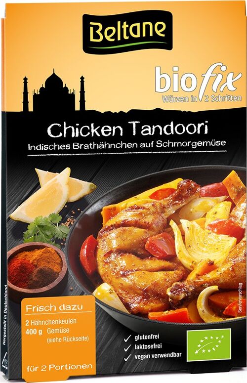 BIO Beltane Biofix Chicken Tandoori 10er Tray