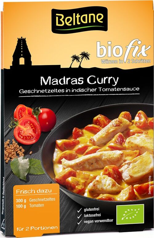 BIO Beltane Biofix Madras Curry 10er Tray