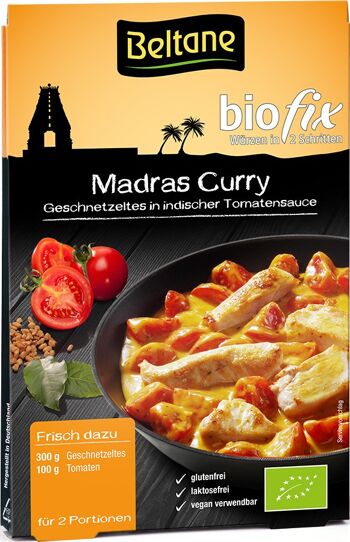 BIO Beltane Biofix Madras Curry 10er Plateau