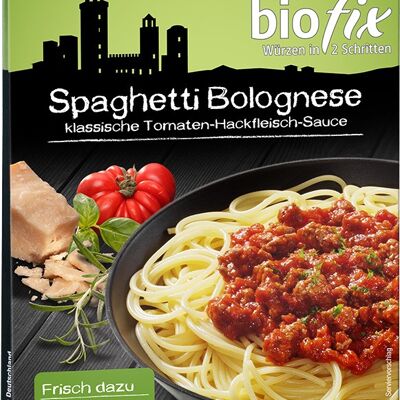 BIO Beltane Biofix Espaguetis a la boloñesa bandeja de 10 piezas