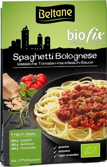 BIO Beltane Biofix Spaghetti Bolognaise barquette 10 pièces