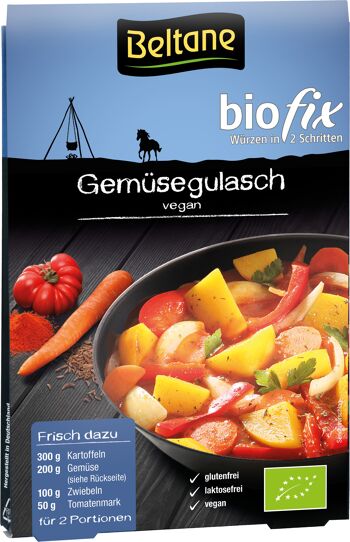 BIO Beltane Biofix Goulasch Végétal 10er Plateau