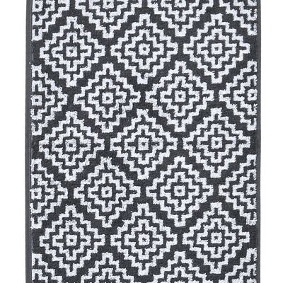 DAILY SHAPES BOHO guest towel 30x50cm Anthracite/Bright White