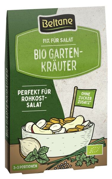 BIO Beltane Fix für Salat Gartenkräuter 10er Tray