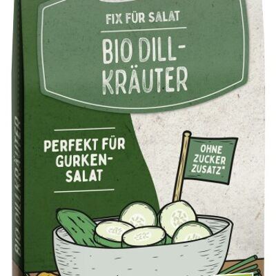 BIO Beltane Fix pour salade aneth herbes plateau 10er
