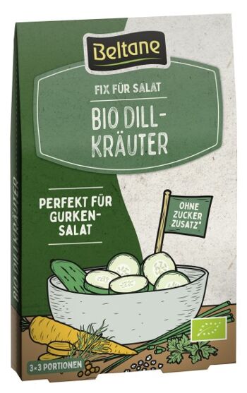 BIO Beltane Fix pour salade aneth herbes plateau 10er