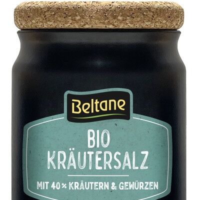 BIO Beltane herbal salt ceramic jar 6er tray