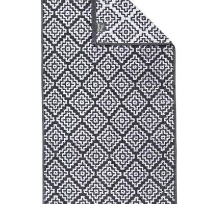 DAILY SHAPES BOHO Towel 50x100cm Anthracite/Bright White