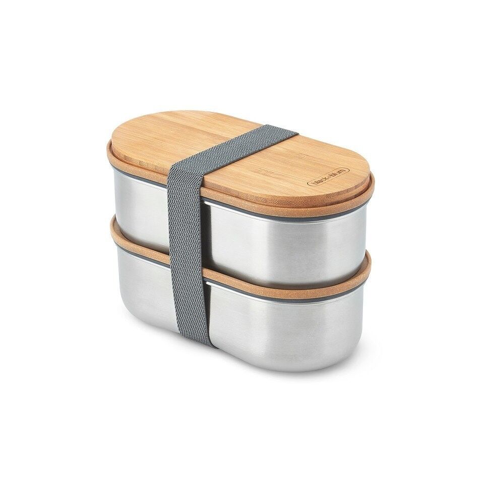 BLACK + BLUM Bento Box Acciaio Ardesia