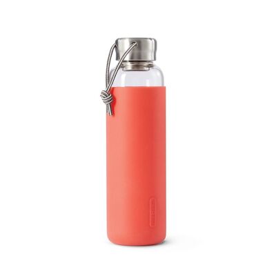 BLACK + BLUM Glass Water Bottle 600ml Coral