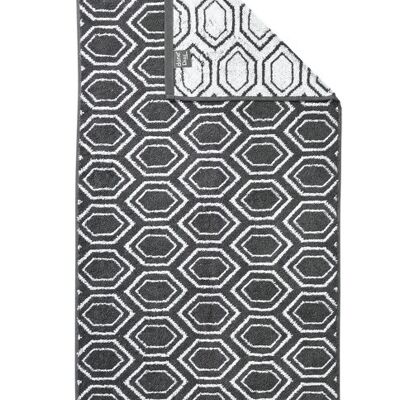 DAILY SHAPES ETHNO Towel 50x100cm Anthracite/Bright White