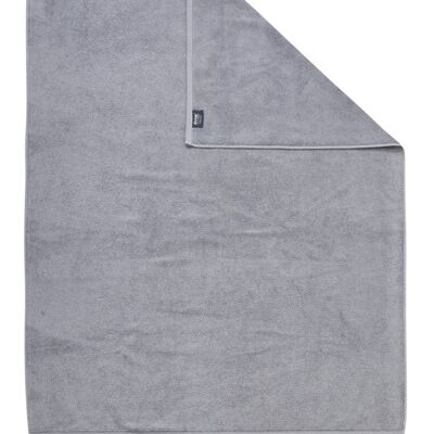 DELUXE XL shower towel 100x150cm Silver