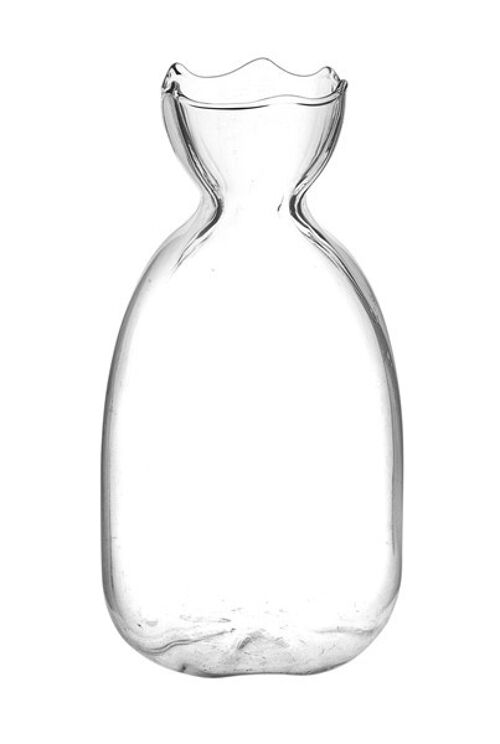 Glazen flesje H19,5 Ø 5,5CM