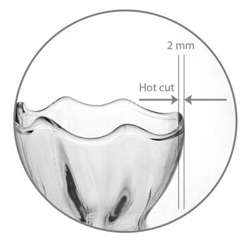 Bouteille en verre H19.5 Ø 5.5CM 2