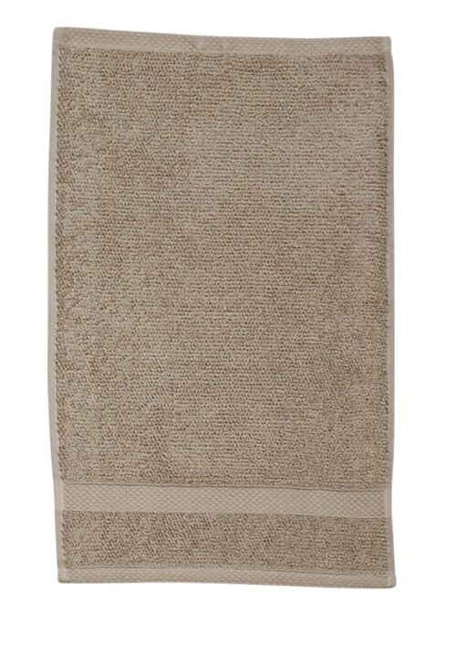 DELUXE Gästehandtuch 30x50cm Taupe