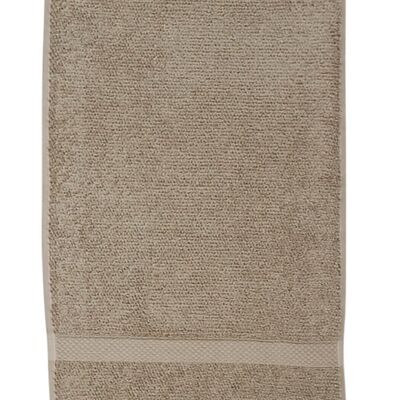 Serviette invité DELUXE 30x50cm taupe