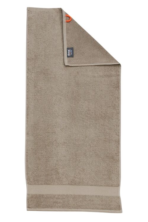 DELUXE Handtuch 50x100cm Taupe