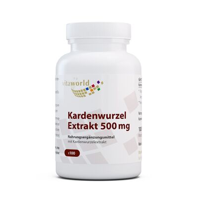 Kardenwurzel Extrakt 500 mg (100 Kps)