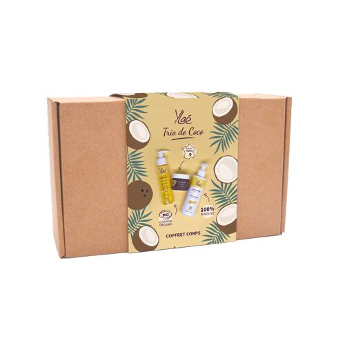 Coffret corps "TRIO DE COCO" - Cosmétique Naturelle et Bio