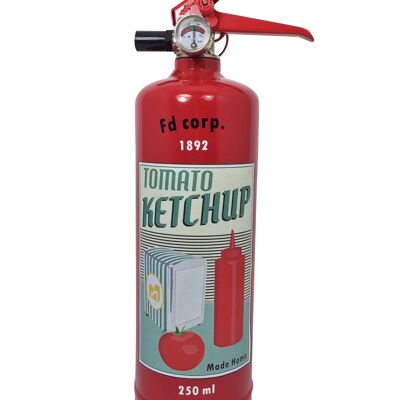 Design kitchen fire extinguisher - Tomato ketchup red