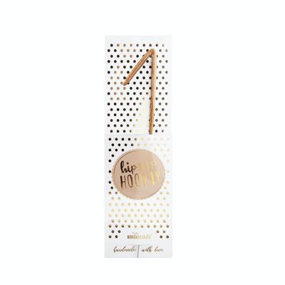 1 rose Hiphip Hourra 290 Wondercandle® classique