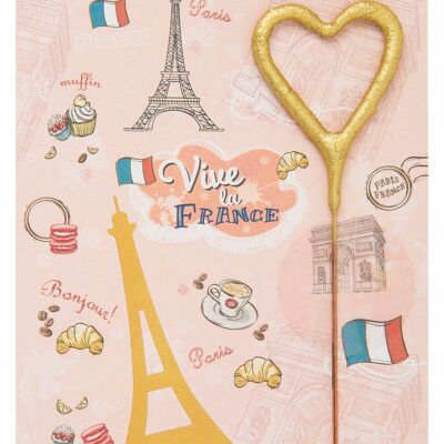 "Hello from FRANCE" Mini Wondercard