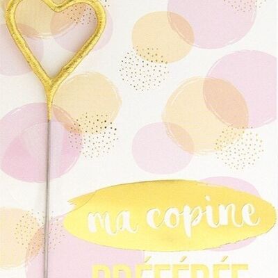 Ma Copine Preferida Famille Mini Wondercard; corazón de oro