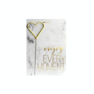 Enjoy every moment Marble Marble Classic Wondercard